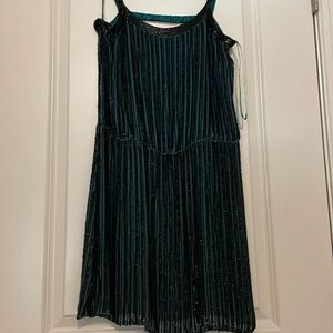 Beautiful pine Green Party dress.